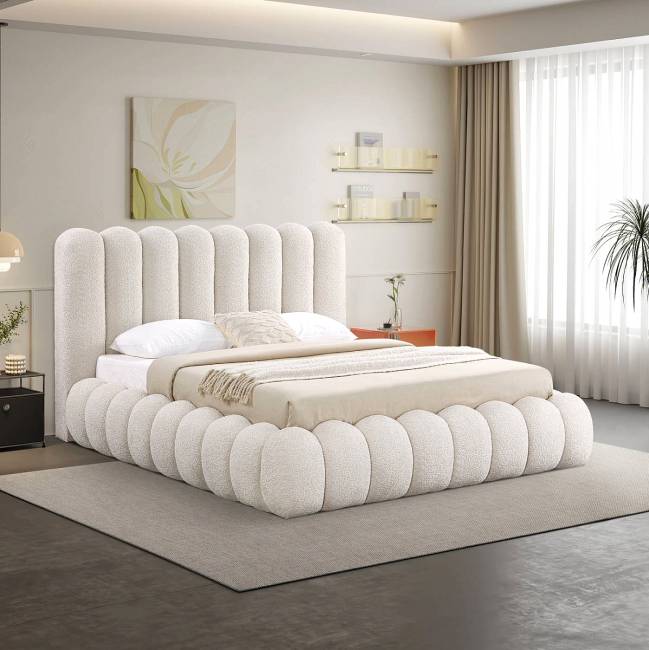 ΚΡΕΒΑΤΙ AUGUSTA ΜΠΕΖ 160X200 MΕ ΑΠΟΘΗΚΕΥΤΙΚΟ ΧΩΡΟ