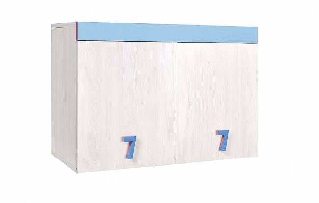 ΕΠΙΤΟΙΧΙA ΡΑΦΙEΡΑ NUMERO 103x42x58 ΑΣΠΡΟΣ ΔΡΥΣ - ΜΠΛΕ