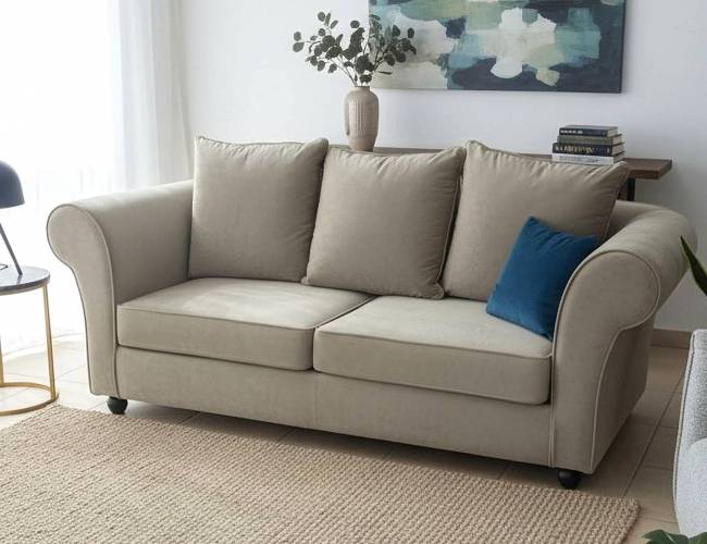 ΤΡΙΘΕΣΙΟΣ ΚΑΝΑΠΕΣ MILANO VELVET 216Χ97