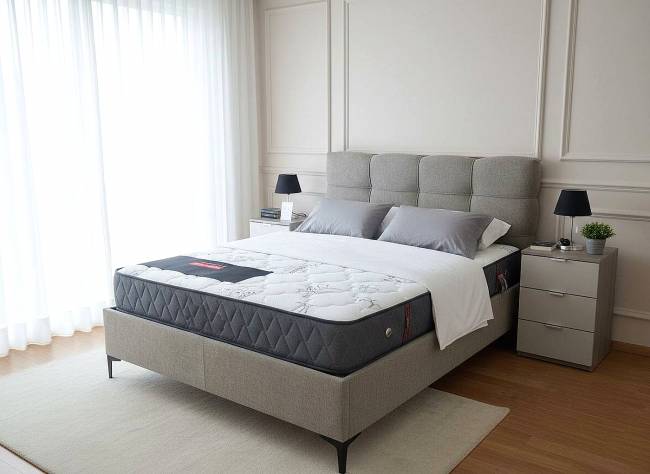 ΚΡΕΒΑΤΙ VITO ΜΠΕΖ 160X200 ME ΑΠΟΘΗΚΕΥΤΙΚΟ ΧΩΡΟ