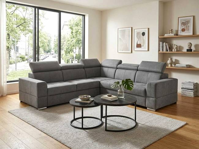 ΓΩΝΙΑΚΟ ΣΑΛΟΝΙ TOP ΣΕ ΣΧΗΜΑ Π 190x388x265