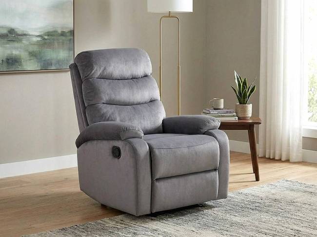 ΠΟΛΥΘΡΟΝΑ RELAX 80x93x100 ΓΚΡΙ