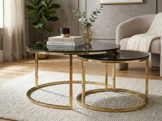 ΤΡΑΠΕΖΑΚΙ SILVER 52Χ56