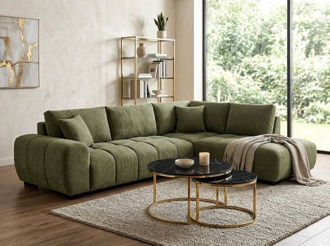 ΓΩΝΙΑΚΟΣ ΚΑΝΑΠΕΣ VENOUS GREEN 298X210 ΔΕΞΙΑ ΓΩΝΙΑ