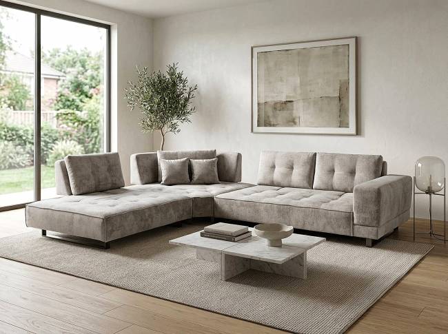 ΓΩΝΙΑΚΟ ΣΑΛΟΝΙ ALBA LUX 290x270