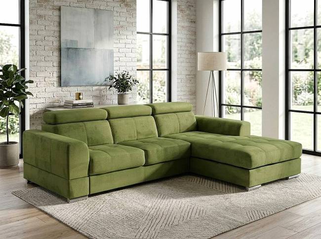ΓΩΝΙΑΚΟ ΣΑΛΟΝΙ TOP CHAISE LONGUE 265x190