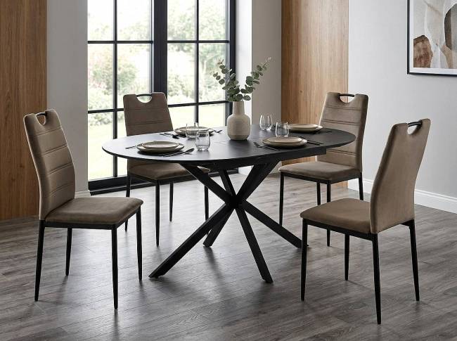 ΕΠΕΚΤΕΙΝΟΜΕΝΗ ΤΡΑΠΕΖΑΡΙΑ GASTON B 140(180)X80 ΜΕ ΚΕΡΑΜΙΚΟ