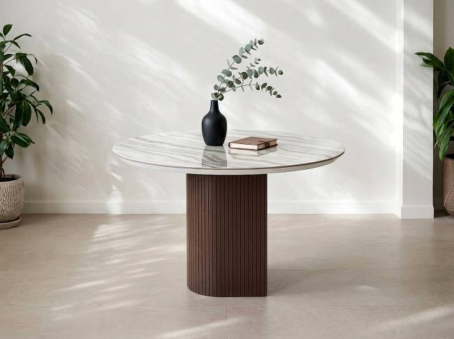 ΤΡΑΠΕΖΑΡΙΑ ΣΑΛΟΝΙΟΥ WT CY-LUX ROUND Φ100-Φ120