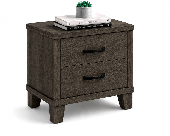 ΚΟΜΟΔΙΝΟ WOOD5 2Σ 54X44,5X48Y ΣΚΟΥΡΟΣ ΔΡΥΣ