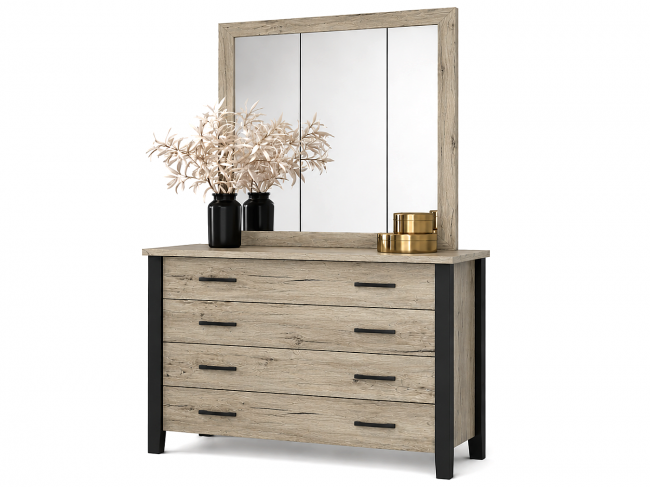 ΣΙΦΟΝΙΕΡΑ WOOD11 100X45X83 ΣΚΟΥΡΟΣ ΔΡΥΣ