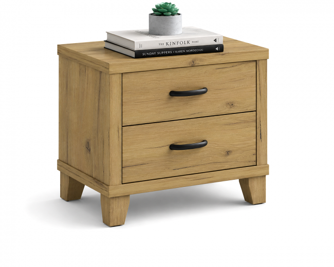 ΚΟΜΟΔΙΝΟ WOOD5 2Σ 54X44,5X48 ΜΕΛΙ