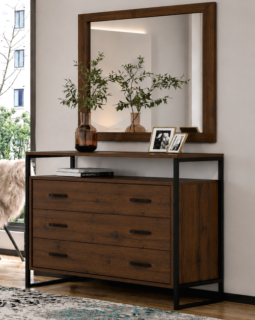 ΣΙΦΟΝΙΕΡΑ WOOD10 89Χ42Χ77 ΣΚΟΥΡΟΣ ΔΡΥΣ