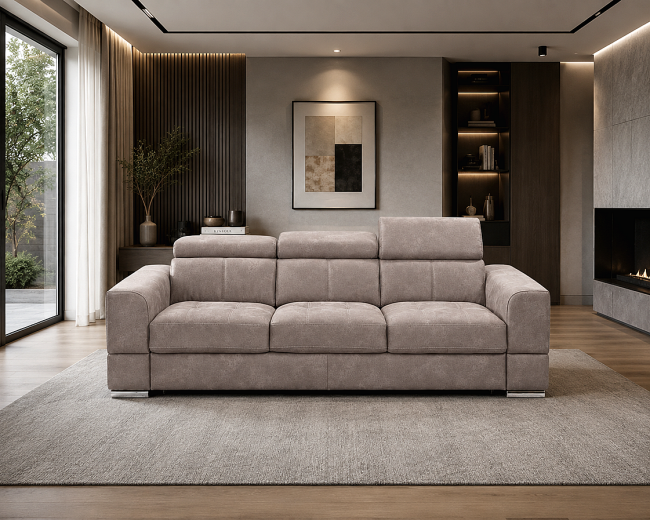 ΤΡΙΘΕΣΙΟΣ ΚΑΝΑΠΕΣ TOP 240X100 ΜΕ ΜΗΧΑΝΙΣΜΟ ΚΡΕΒΑΤΙ
