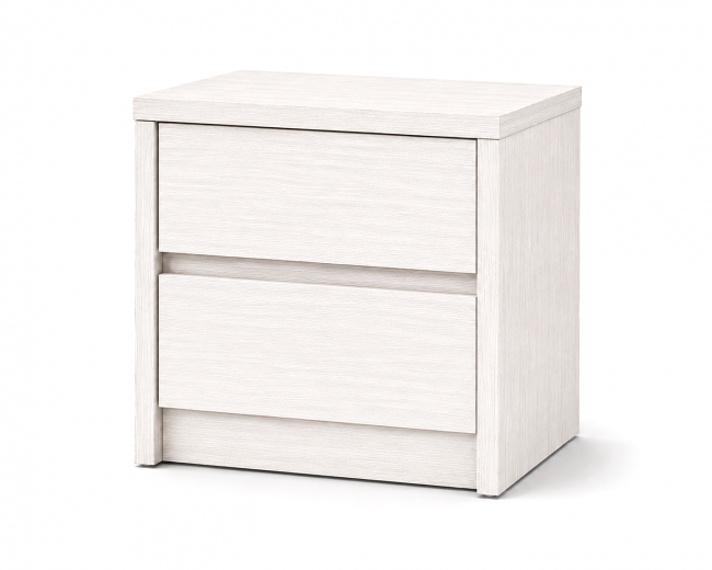 ΚΟΜΟΔΙΝΟ PAOLA 2Σ 48X40X50 ΑΣΠΡΟΣ ΔΡΥΣ