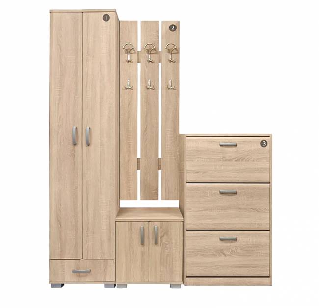 ΕΠΙΠΛΟ ΕΙΣΟΔΟΥ APOLON PA2 170x50x209 OAK