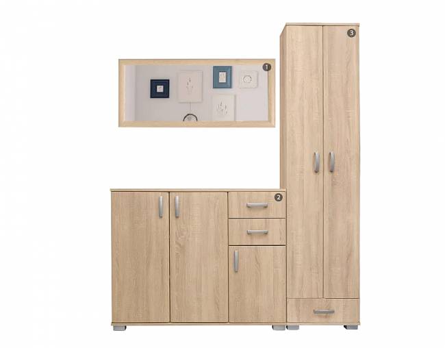 ΕΠΙΠΛΟ ΕΙΣΟΔΟΥ APOLON 06 163x50x209 OAK