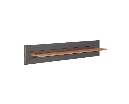 ΡΑΦΙ ΤΟΙΧΟΥ CONTE 115x21x24 ΓΚΡΙΖΟ