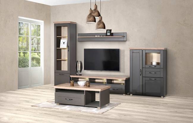 ΣΥΝΘΕΤΟ CONTE 323x48x209 GREY