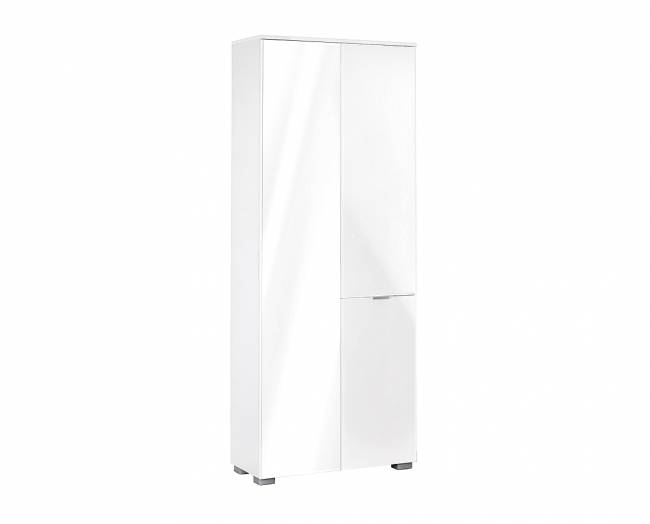 ΕΡΜΑΡΙ ΜΕ ΚΑΘΡΕΦΤΗ ELEGANCE 80x38x209 ΑΣΠΡΟ