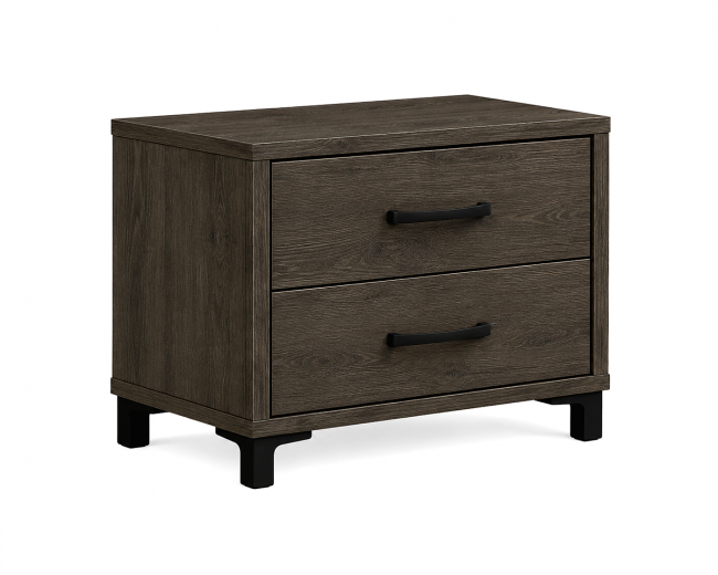 ΚΟΜΟΔΙΝΟ WOOD9 2Σ 54X45X48 ΣΚΟΥΡΟΣ ΔΡΥΣ
