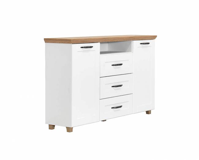 ΜΠΟΥΦΕ CONTE 155x39x99 ΑΣΠΡΟ