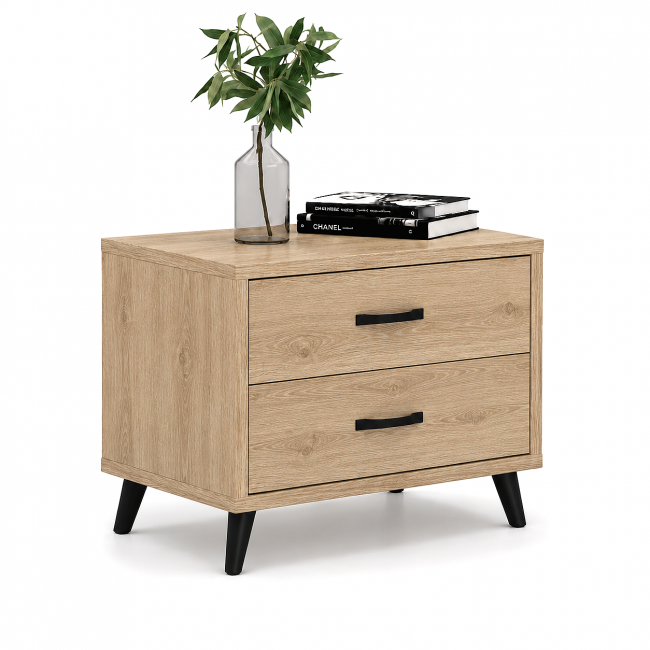 ΚΟΜΟΔΙΝΟ WOOD8 2Σ 54X44X55 ΛΑΤΤΕ
