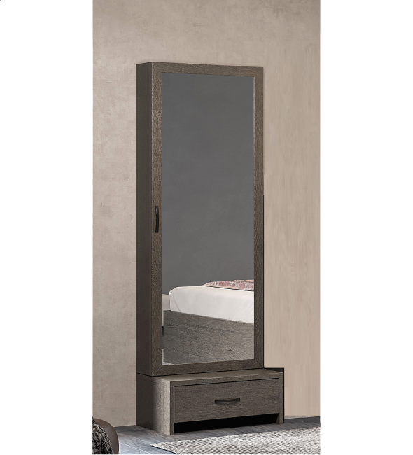 ΣΤΑΝΤ ΜΕ ΚΑΘΡΕΦΤΗ CY100  50Χ43Χ151 ΣΚΟΥΡΟΣ ΔΡΥΣ