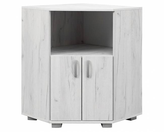 ΓΩΝΙΑΚΟ ΕΠΙΠΛΟ TV ROMA RU 72/37x72/37x95 SNOW OAK