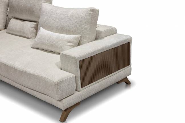 ΓΩΝΙΑΚΟΣ ΚΑΝΑΠΕΣ ROUND LUX 320x285