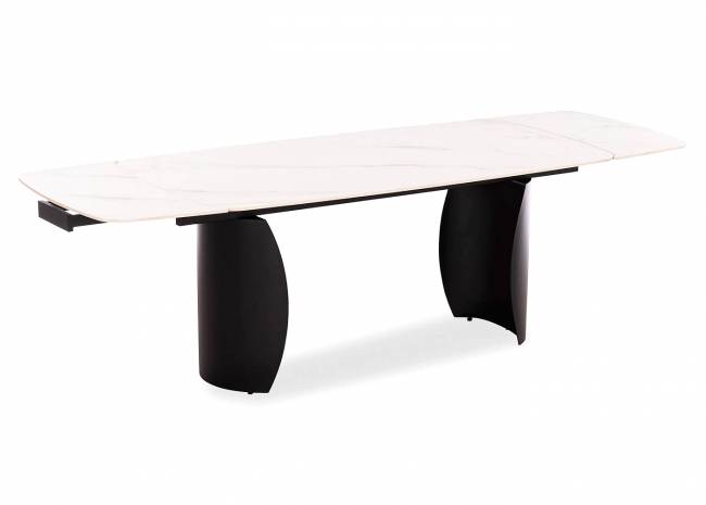 ΟΒΑΛ ΤΡΑΠΕΖΙ WERZALIT 146X94 GOLD MARBLE