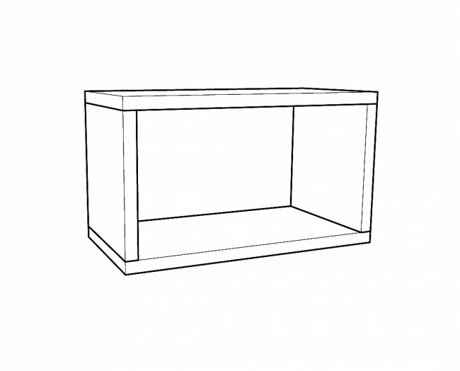 ΕΠΙΤΟΙΧΙΟ ΡΑΦΙ NUMERO 80x20x23,5 ΡΟΖ