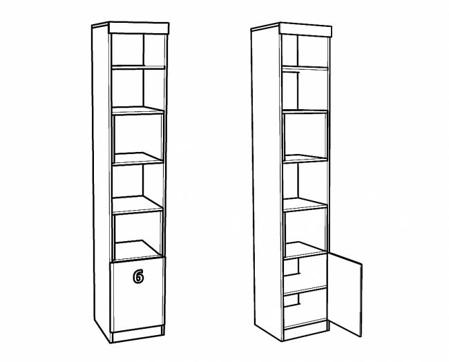 ΒΙΒΛΙΟΘΗΚΗ NUMERO ΑΣΠΡΟΣ ΔΡΥΣ 22x50x218