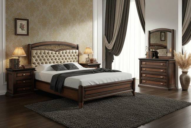 ΝΕΟΚΛΑΣΣΙΚΟ ΧΕΙΡΟΠΟΙΗΤΟ ΚΡΕΒΑΤΙ VICTORIA LUX