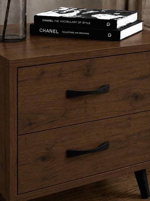 ΚΟΜΟΔΙΝΟ WOOD8 2Σ 54X44X55 ΣΚΟΥΡΟΣ ΔΡΥΣ