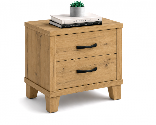 ΚΟΜΟΔΙΝΟ WOOD5 2Σ 54X44,5X48Y ΜΕΛΙ