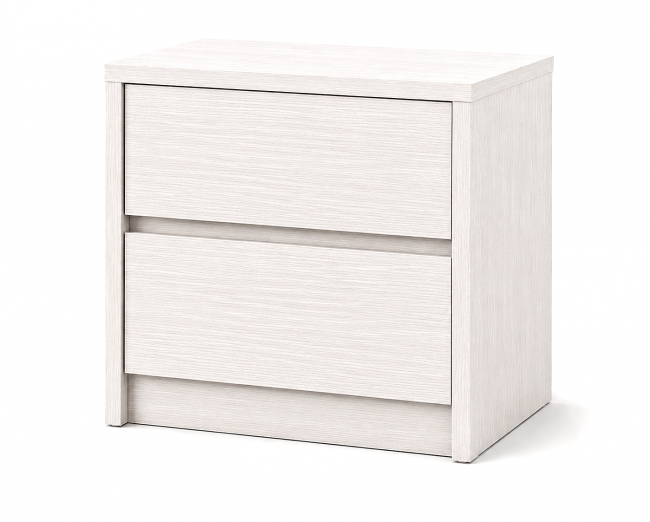 ΚΟΜΟΔΙΝΟ PAOLA 2Σ 48X40X50 ΑΣΠΡΟΣ ΔΡΥΣ- ΓΚΡΙ ΔΡΥΣ