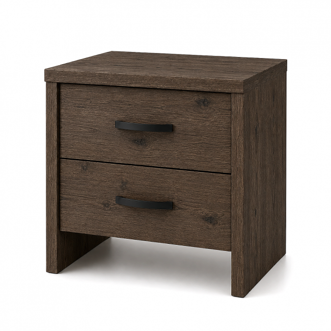 ΚΟΜΟΔΙΝΟ WOOD4 2Σ 50X35X44 ΣΚΟΥΡΟΣ ΔΡΥΣ