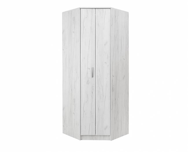 ΓΩΝΙΑΚΟ ΕΡΜΑΡΙ FORTUNA FU 88/52x88/52x222 SNOW OAK