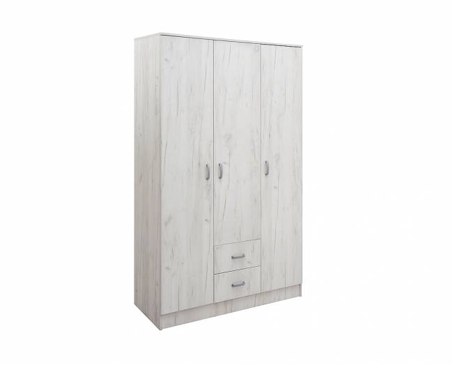 ΕΡΜΑΡΙ IVA 3K2F 123x53x200 SNOW OAK