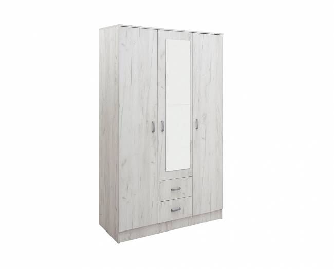 ΕΡΜΑΡΙ IVA 3K2F 123x53x200 SNOW OAK