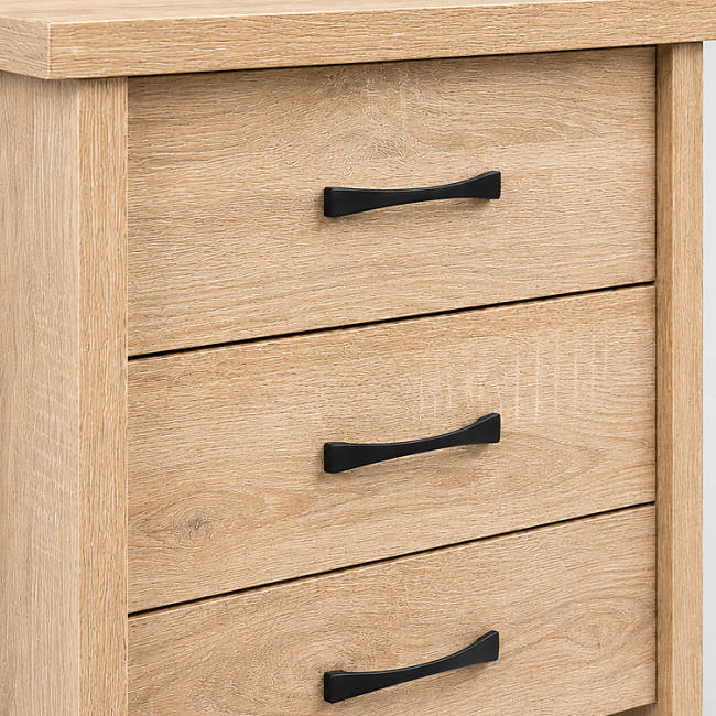 ΚΟΜΟΔΙΝΟ WOOD4 3Σ 48X37X53 ΣΚΟΥΡΟΣ ΔΡΥΣ