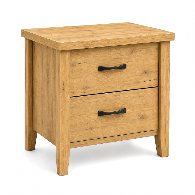 ΚΟΜΟΔΙΝΟ WOOD1 2Σ 55X45X48 ΜΕΛΙ