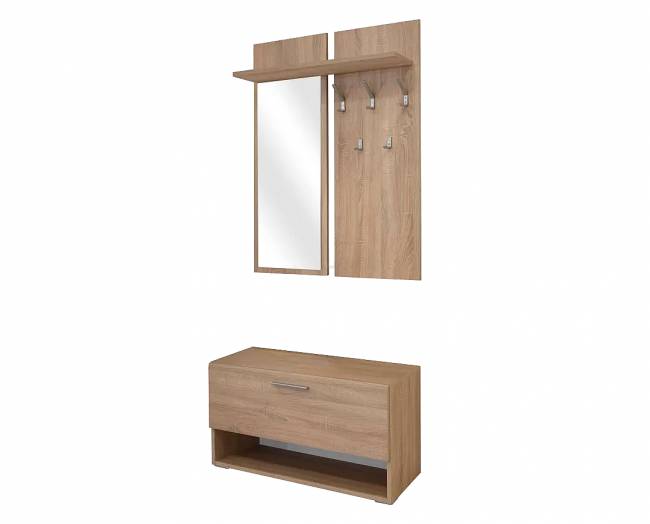 ΕΠΙΠΛΟ ΚΡΕΜΑΣΤΡΑ DONATELO 90x37x209 OAK