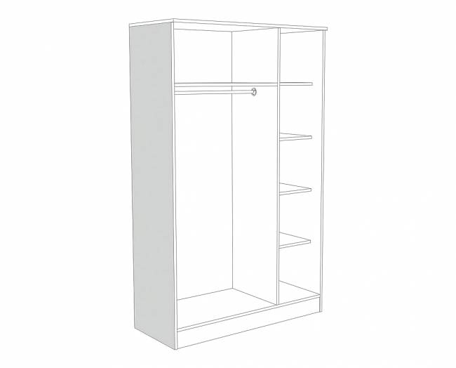ΕΡΜΑΡΙ IVA 3K2F 123x53x200 ARTISAN