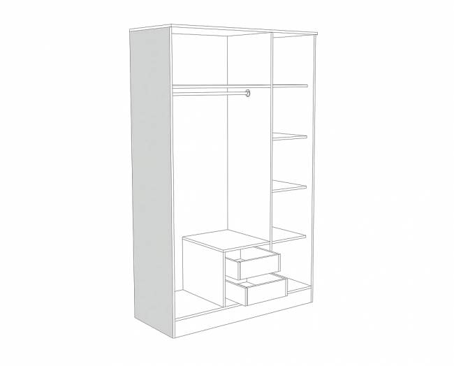 ΕΡΜΑΡΙ IVA 4K2F 164x53x200 ARTISAN