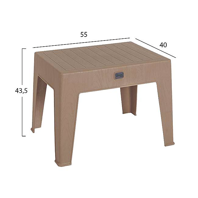 ΤΡΑΠΕΖΙ ΠΟΛΥΠΡΟΠΥΛΕΝΙΟΥ 150x90x73,5 MEMONOMENA TEMAXIA