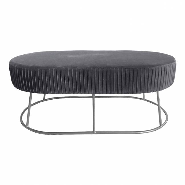 ΣΚΑΜΠΟ WT VELVET GREY 118x66x42