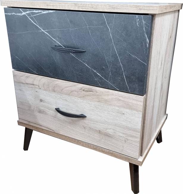 ΚΟΜΟΔΙΝΟ CY101 50x35x59 ΓΚΡΙ ΔΡΥ
