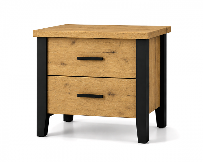 ΚΟΜΟΔΙΝΟ WOOD11 2Σ 55X45X48 ΜΕΛΙ