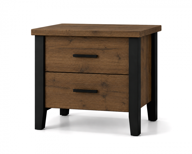ΚΟΜΟΔΙΝΟ WOOD11 2Σ 55X45X48 WALNUT